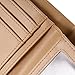 Women's Short Leather Card Holder Purse Zipper Buckle Elegant Clutch Wallet