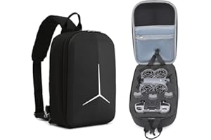 Backpack Case for DJI NEO 2, Travel Carrying Bag Storage Shoulder Organizer EVA Protective Cover Portable Box for Store NEO2 