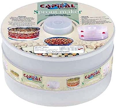 Capital Kitchenware Healthy Hygienic Sprout Maker With 3 Compartment
