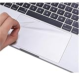 Se7enline MacBook Pro Touchpad Protector Trackpad Cover Unti-Scratch Smooth Surface Unti-Water for MacBook pro 15 Inch with Touch bar Model A1707 (2 Pack), Clear/Transparent