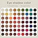 GLAZZI Eyeshadow Palette 63 colors Nudes Glitter Shimmer and Matte Make Up Palette With Mirror Highly Pigmented Profession Cosmetic Eye Shadow