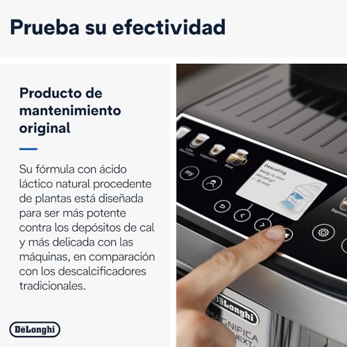 EcoDecalk Mini Descalcificador DLSC200, 2 Dosis Descalcificación, Descalcificador Máquina Café, Accesorio Mantenimiento Máquina Café, Ingredientes De Origen Vegetal, 2x100ml