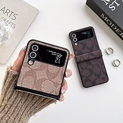Luxury Case for Galaxy Z Flip 3 Case with Hinge