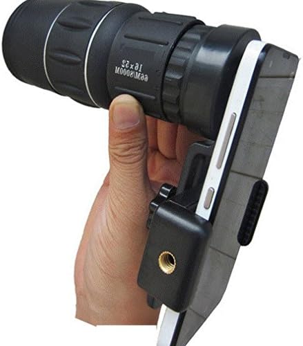 HUWAI 16x52 monocular telescope phone camera lens zoom holder Universal Monocular Telescope Concert for Universal Phone Camera Lens Zoom fo
