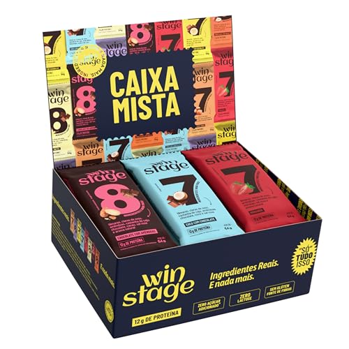 Barra Proteica Natural Caixa Mista Winstage (cx. 12 Unid)