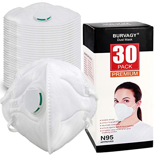 BURVAGY Dust Mask (30 Packs) - NIOSH Certified-N95 Dust Mask Particulate Respirators for Construction, Home, DIY Projects - Thumbnail 7