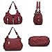 Scarleton Purses for Women Large Hobo Bags Washed Vegan Leather Shoulder Bag Satchel Tote Top Handle Handbags, H129216, Purple