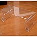 HOMCOM 38 in. Modern Acrylic Coffee Table