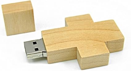 FEBNISCTE 16GB USB 2.0 Pendrive Forma de Cruz de Madera USB Stick: Amazon.es: Electrónica