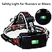 EMIDO LED Headlamp 5000 Lumen Flashlight, 4 Modes Rechargeable 18650 Headlight Flashlights, Waterproof Hard Hat Light, Bright Head Lights, Running or Camping Headlamps