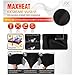 FITEXTREME Womens MAXHEAT Fleece Long Johns Thermal Underwear Set Black L
