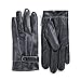 Winter Warm Gloves Men's Touch Screen Texting Leather Outdoor Driving Cycling Thick Cashmere Lining Gloves by REDESS