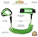 HAPPY GOBABY Child Safety Wrist Link, Anti Lost Toddler Leash and Walking Harness for Baby and Kids, 6.5 feet (2.0m) in Gladiator Green