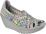 Skechers Parallel Unbeweaveable Womens Wedge Sandals 38446