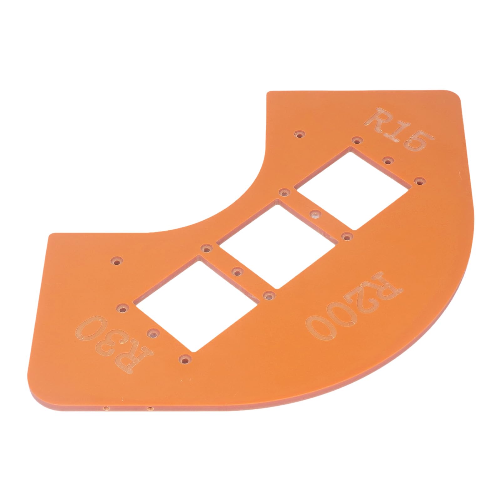Radius Jig Router Template Routing Rounded Corners Router Bit Templates Cutting Wood Corners for Woodworking Routing R15 R30 R100 R200