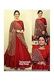 IndianTrends Women's Exclusive Party Wear Designer Bollywood Replica Gown One Size Red