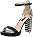 NINE WEST FOOTWEAR Women's Dempsey Fabric Heeled Sandal
