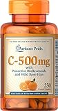 Puritan's Pride Vitamin C-500 mg with Bioflavonoids & Rose Hips-250 Caplets
