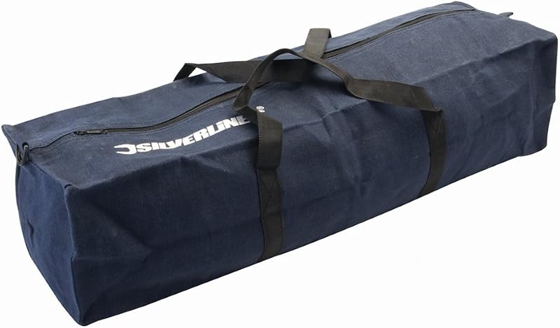 Silverline TB52 Heavy Duty Canvas Tool Bag 620x185x175mm Organiser Storage