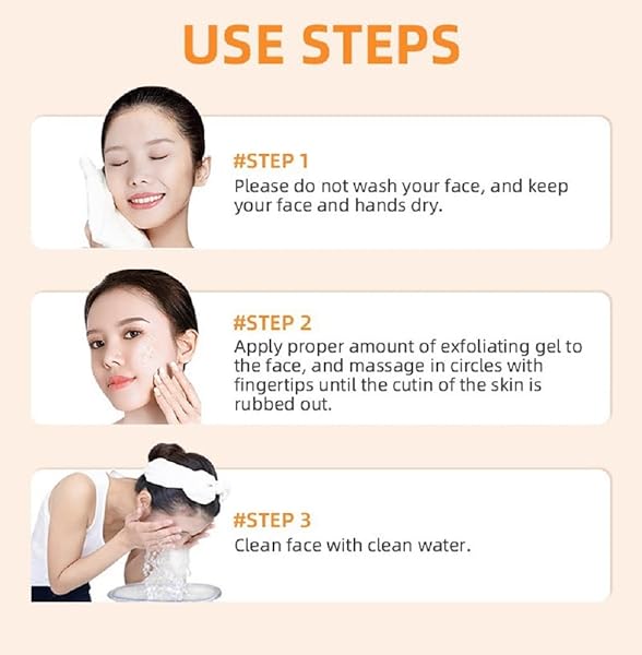2 PCS ORANGE PURIFYING EXFOLIATING GEL,FACE AND BODY CLEANSING SOFT SCRUB GEL
