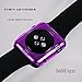 [Heavy Duty] Apple Watch 1 / 2 / Nike+ Case by DidaDi, 38 mm Full TPU Protective Gear of iWatch. Dustproof, Splash Waterproof in sports. Anti Scratch Protection Cover Solid Accessories! - Purple