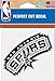 WinCraft NBA San Antonio Spurs Perfect Cut Color Decal, 4
