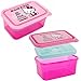 Zak! (2 Pack) Hello Kitty 13oz Plastic Kids Food Storage Containers With Freezer Packs