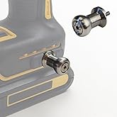 Spider Tool Holster - Drill Pins - Pack of One - Premium CNC Stainless Steel - Attaches to The Side of Any Brand Power Drill and Driver - Pairs with Spider Tool Holster and Tool Docks