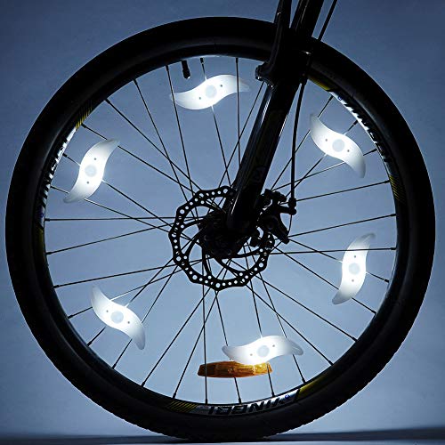 LeBoLike Bike Spoke Lights Cycling Bike Wheel Lights for Bicycle Decoration 6 Pack - Batteries Included - Thumbnail 7