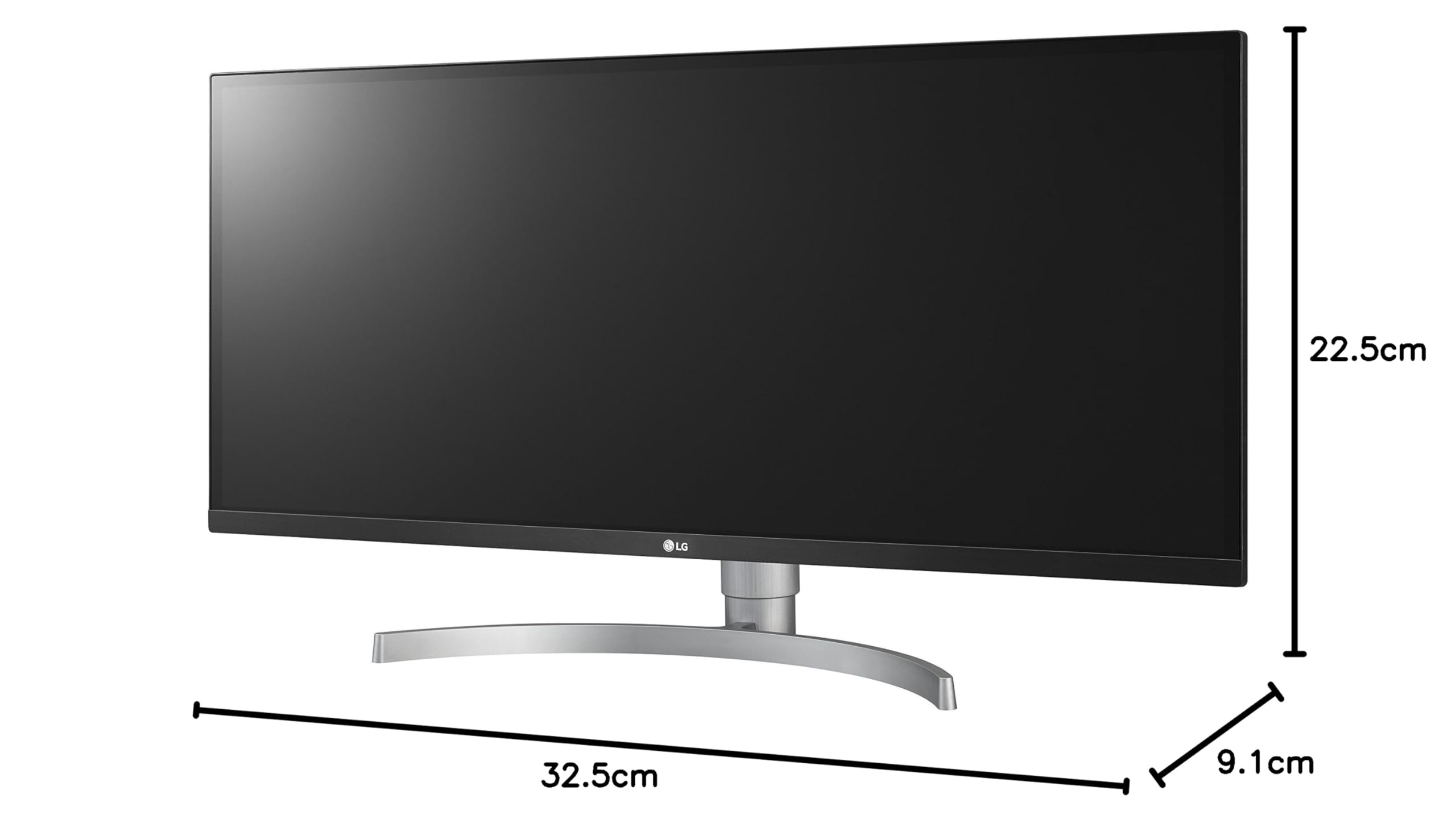 LG UltraWide FHD 34-Inch Computer Monitor 34WK650-W, IPS with HDR 10 Compatibility and AMD FreeSync, White
