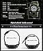 FANMIS Men's Digital 50M Waterproof Electronic Sport Watch Rubber Band Army Military 24H Time LED Light 164FT Water Resistant Calendar Date Day Watches (C Green)