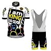 Heren Klassieke Wielertrui Race fit met 9D Gel Gewatteerde Bib Shorts Fietsen Combo set