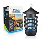 Livin' Well Electric Bug Zapper - 550 Ft Range Mosquito Trap with 7W UVA Mosquito Trap Outdoor Indoor Light and Galvanized Mosquito Killer Trap Zapping Grid