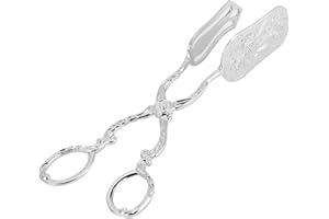 YOUTHINK Vintage Food Clamp/Holder, Stainless Steel Food Tong, Buffet Tongs for Serving Desserts and Appetizers, Perfect for 