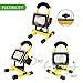 Ustellar 1600LM 20W LED Work Light (150W Equivalent), Waterproof Portable LED Flood Lights, Stand Industrial Working Light for Construction Site, Workshop, 16ft/5M Cord with Plug, 6000K Daylight White