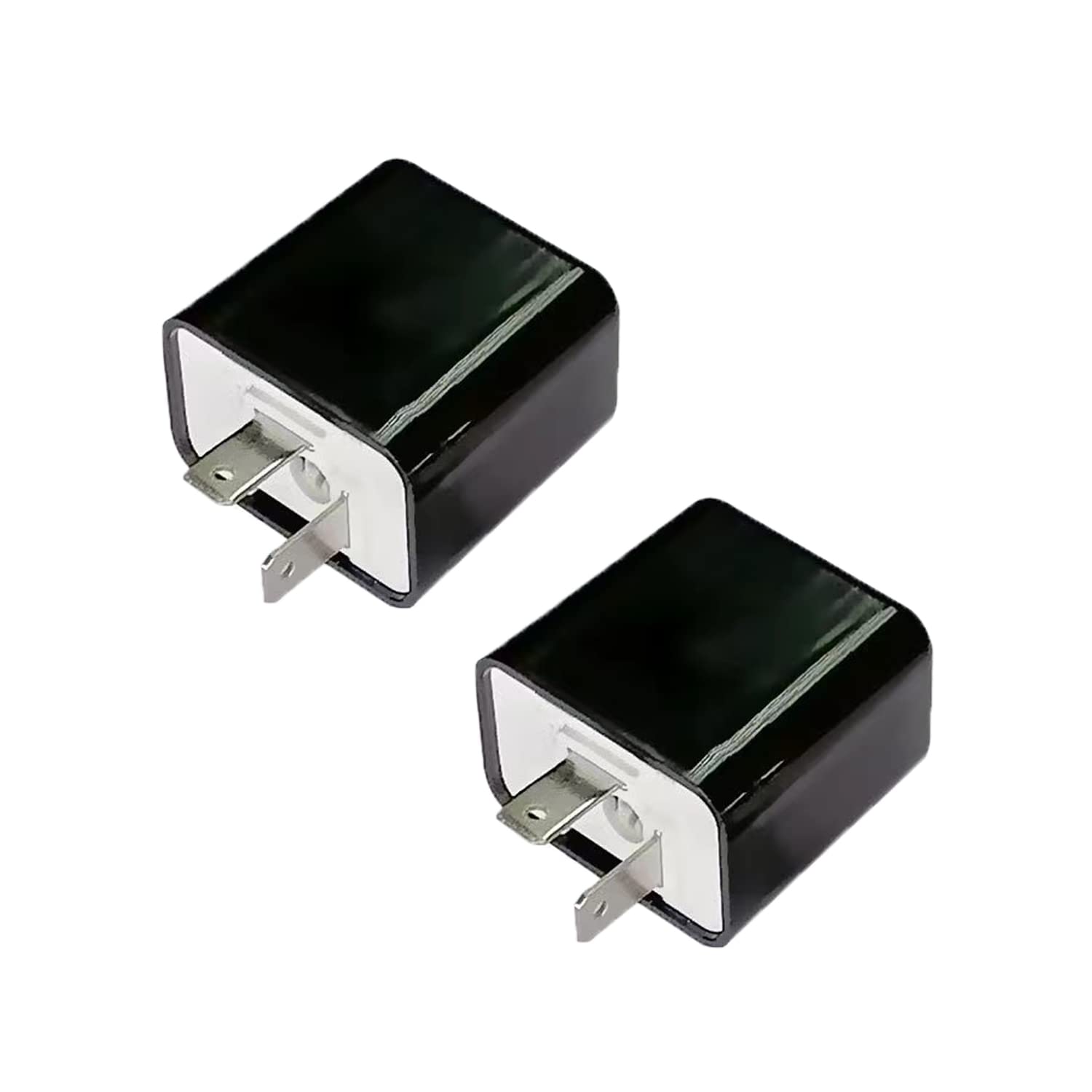 Photo 1 of LUPING 12V 2PCS Adjustable 2 Pin Prong Flasher Replacement Compatible with LED Electronic Flasher Relay for Motorcycles and Cars Turn Signal Hyper Flash Relay