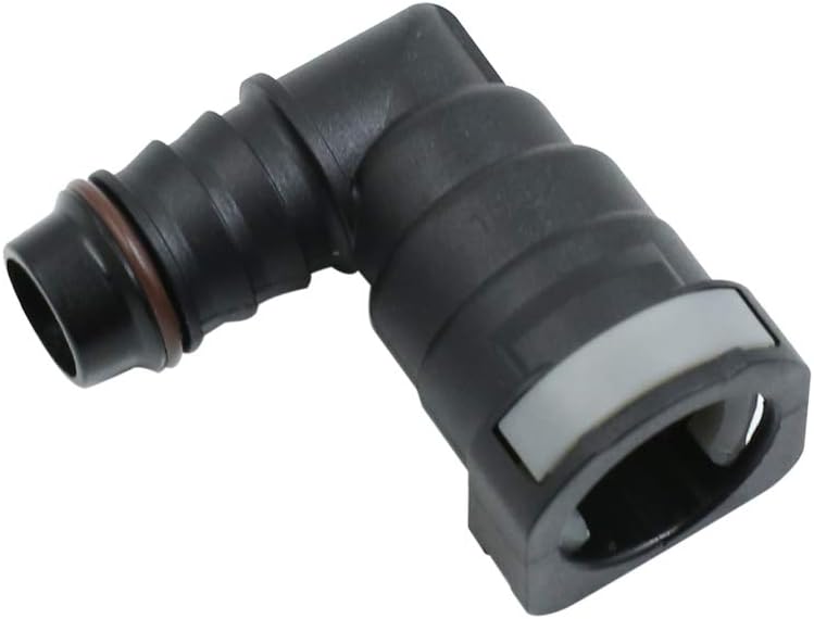 X AUTOHAUX Car Fuel Line Hose Pipe Quick Release Plastic Connector 15.82mm ID14, Black, 14 x 8 x 3 cm - Image 4