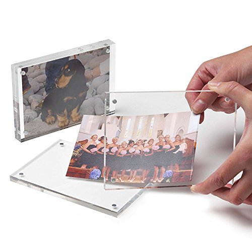 Cq acrylic 8.5x11 Inch Acrylic Picture Frame,Clear 10 + 10MM