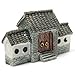 SODIAL(R)Miniature Villa House Dollhouse Potted Flower Plant Craft DIY Ornament Bonsai Decor Chinese Ancient City Gate Gray