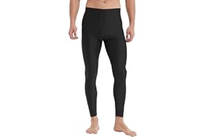 Tesuwel Mens Swim Pants Long UV Sun Protection Swim Tights Surf Water Leggings Rash Guard Swimming Pants Quick Dry