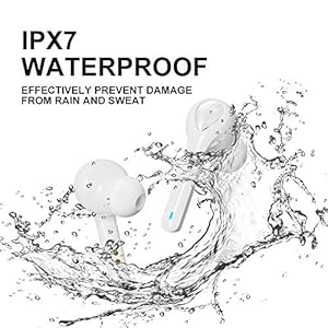 Donerton IPX7 - Auricolari Bluetooth 5.0 senza fili con riduzione del rumore con microfono e scatola di ricarica, stereo… - immagine 6