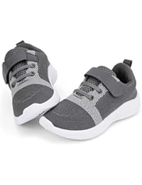 nerteo Toddler Shoes Boys Kids Running Sneakers | Breathable, Lightweight. Machin Washable Dark Grey 6 M US Toddler