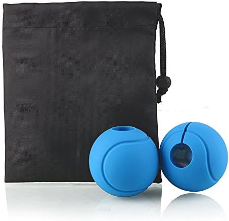 Gymforward Weight Lifting Barbell Hand Grip Ball Squat Strength Training Dumbbell Grips, 1 Pair