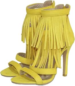 yellow heels amazon