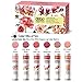 Lovely Color Set. Mix of Six 90% Organic Lip Color Balms. Protective, Moisturizing