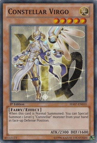Yu-Gi-Oh! - Constellar Virgo (HA07-EN010) - Hidden Arsenal 7: Knight of Stars - 1st Edition - Super Rare