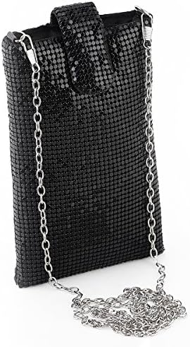 Evening Handbags Clutch Purses for Women Metal mesh Small Crossbody Bag Cell Phone Purse Wallet