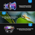 AMIR-Phone-Camera-Lens-06X-Super-Wide-Angle-Lens-15X-Macro-Lens-for-iPhone-Lens-Kit-2-in-1-Clip-On-Cell-Phone-Camera-Lens-for-iPhone-8-X-7-7-Plus-6s-6-Samsung-Other-Smartphones
