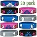 June27th. 20 pcs Halloween Party Favors Wristbands, Celebration Birthday Toy Party Supplies Pinata Filler Halloween Mexican party 5 de Mayo (Kids)