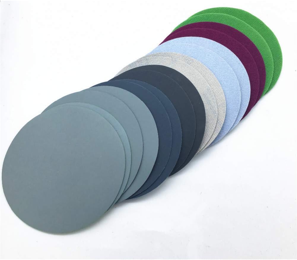 FQD&BNM Round sandpaper 20ps 125mm Water Grinding Abrasive Paper 5inch